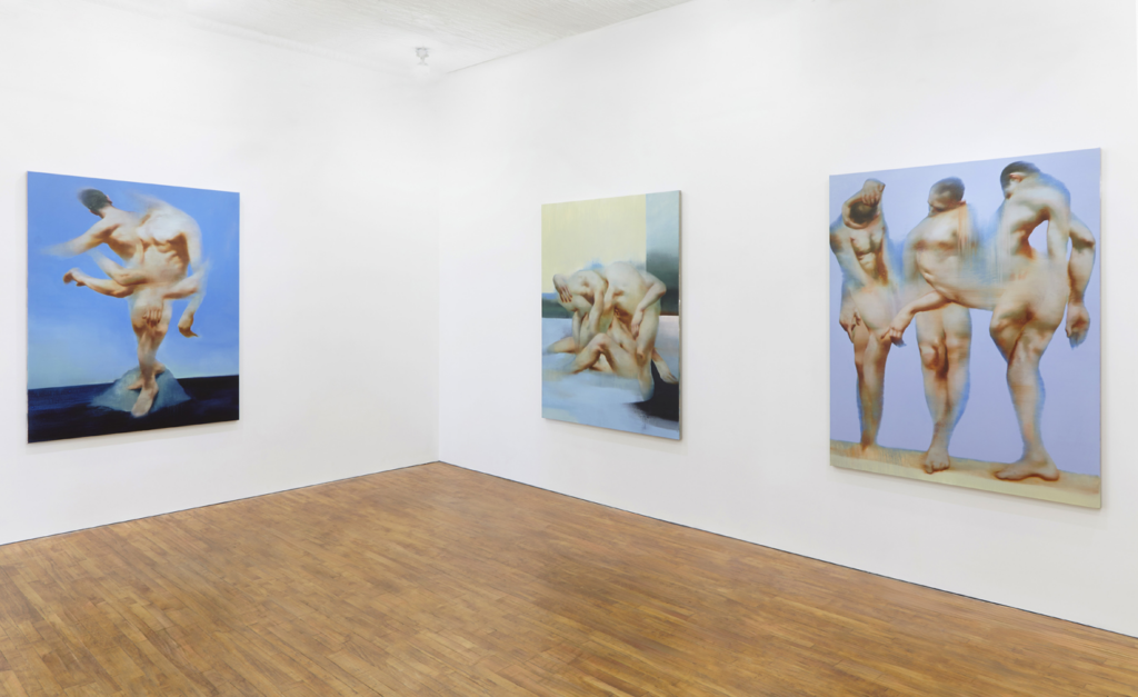 Exhibition view of Between the five wells, Tara Downs, New York, 2024.