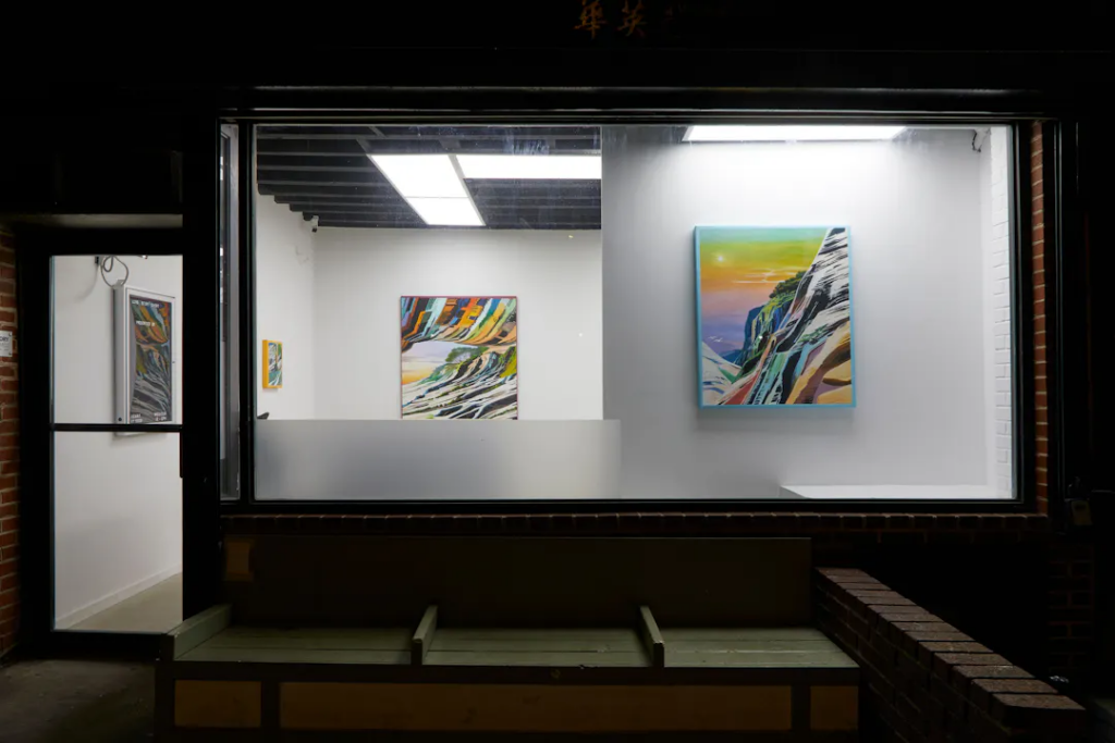 Chu's ten captivating works use jittery brushstrokes and rich colors to create landscapes that feel both familiar and otherworldly. Her depictions of trees, flowers, grasses, and natural scenes engage viewers in silent dialogues, highlighting nature's beauty and power. 