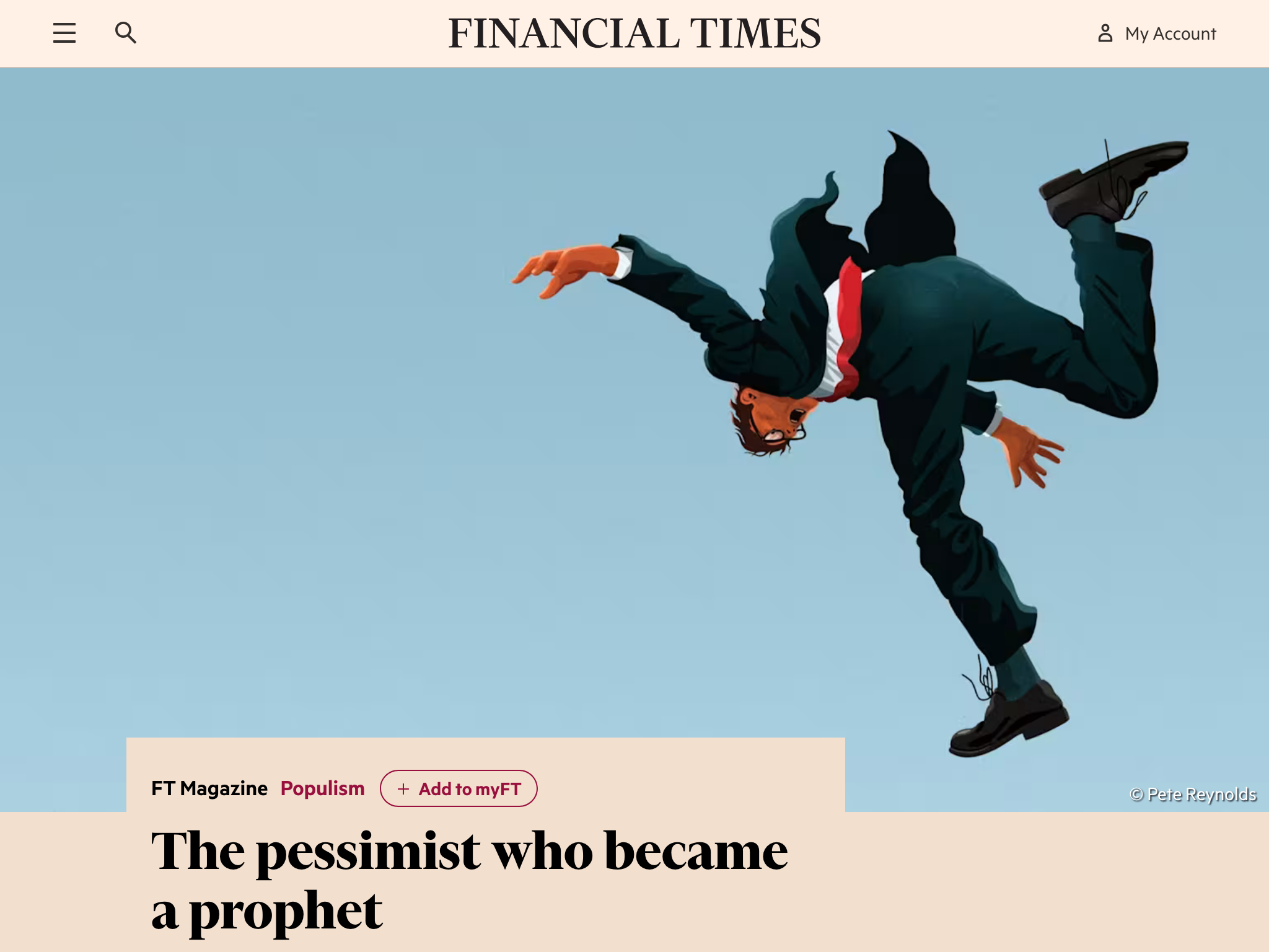 The pessimist who became a prophet