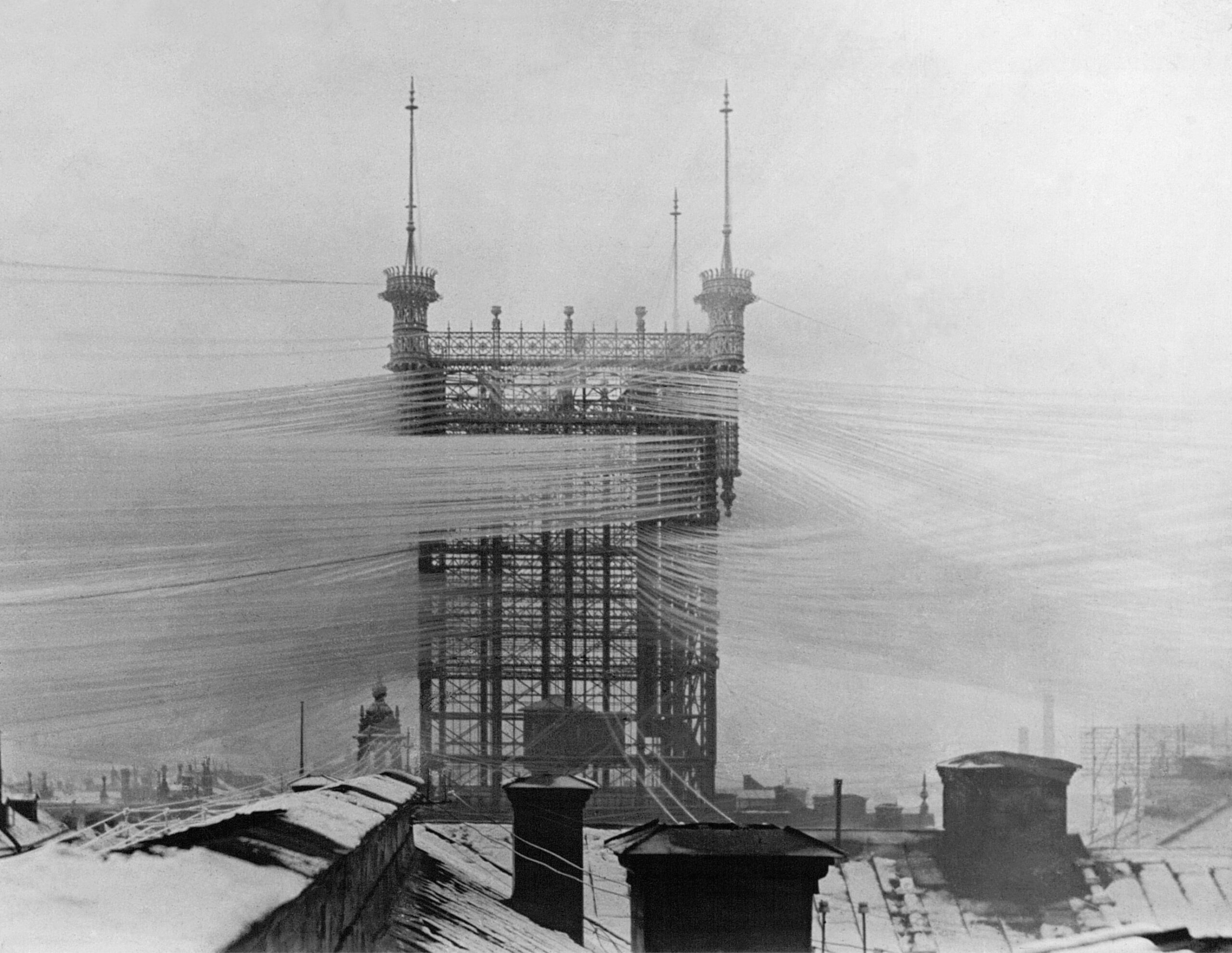 Old Stockholm telephone tower